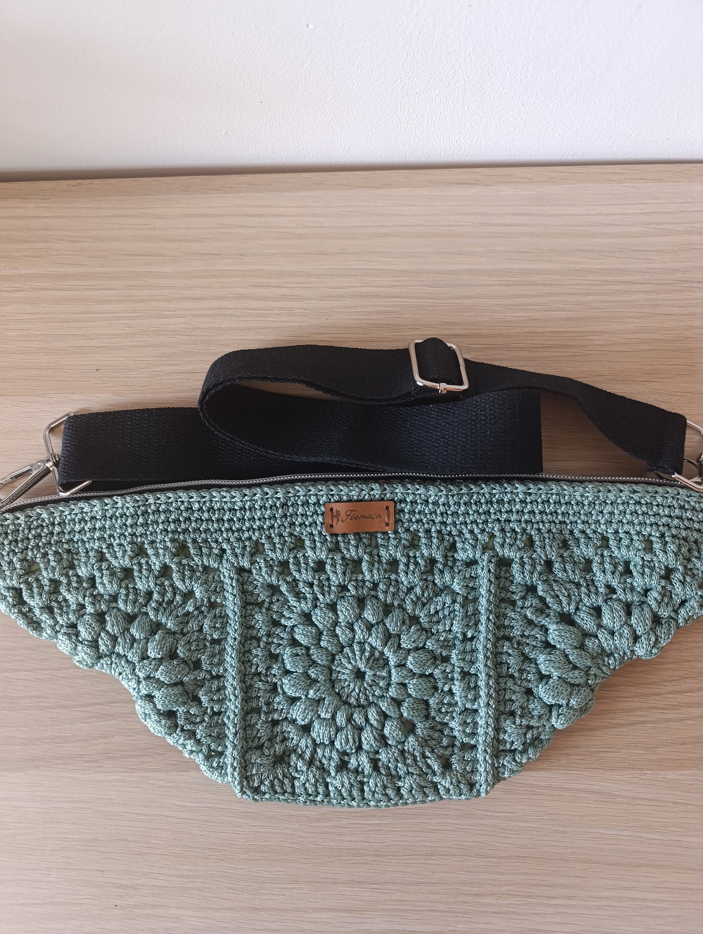 Sac Banane FLORAL au crochet